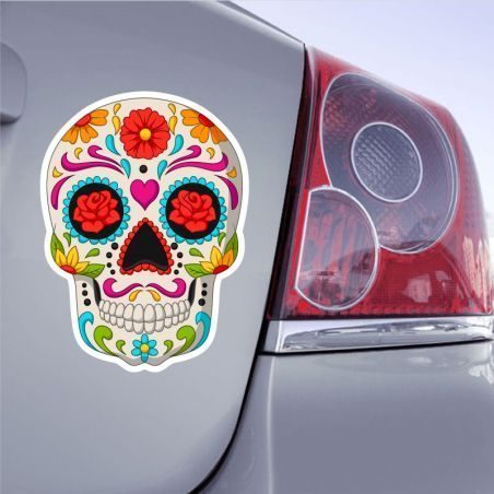 Autocollant Calavera Skull Tête de Mort ZoneStickers