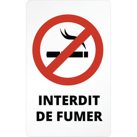 Autocollant Signalisation Interdiction Interdit De Fumer