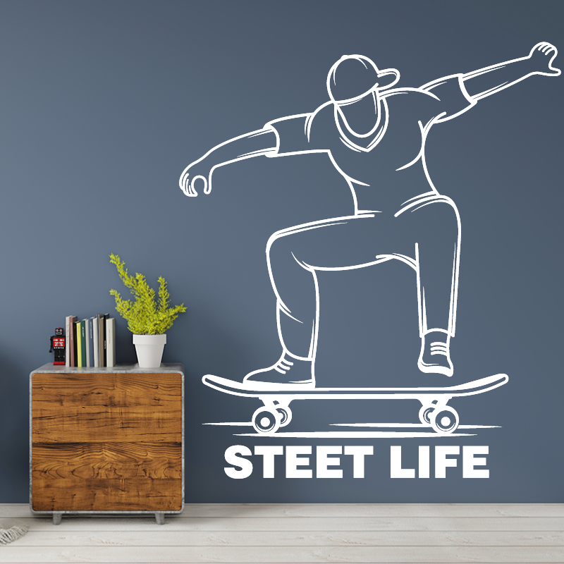 Sticker Steet Life Autocollant Steet Life ZoneStickers