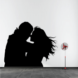 Autocollant Mural Couple D'Amoureux - 1