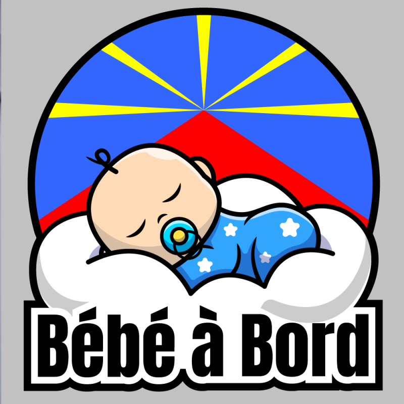 Stickers Bébé à Bord - Garçon - Boutique Stickers en ligne