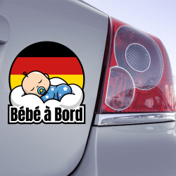 Sticker bébé à bord Belgique