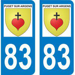 Sticker Plaque Puget-sur-Argens 83480