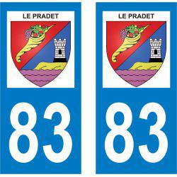 Sticker Plaque Le Pradet 83220