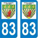 Sticker Plaque Rayol-Canadel-sur-Mer 83820