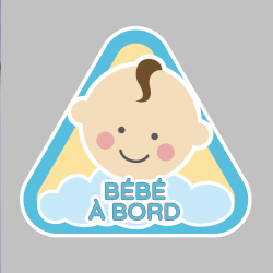 Sticker Bébé à Bord - Garçon