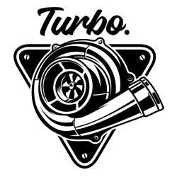 Autocollant Turbo