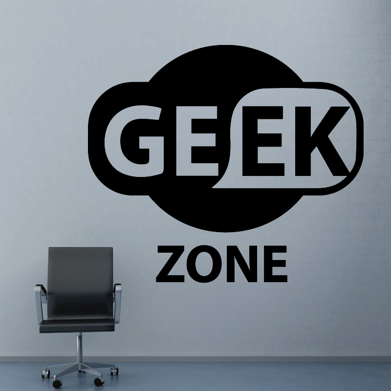 Sticker Mural Geek Zone - 1
