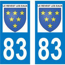 Sticker Plaque Le Revest-les-Eaux 83200