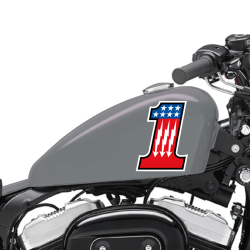 Sticker moto Numéro 1 USA