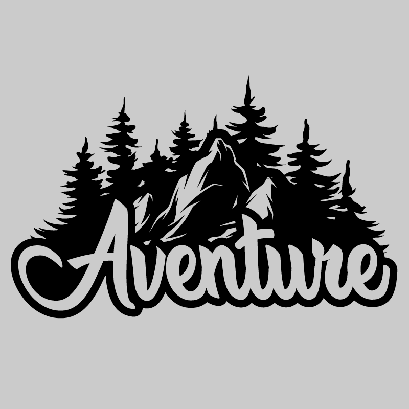 Autocollant Aventure camping-car