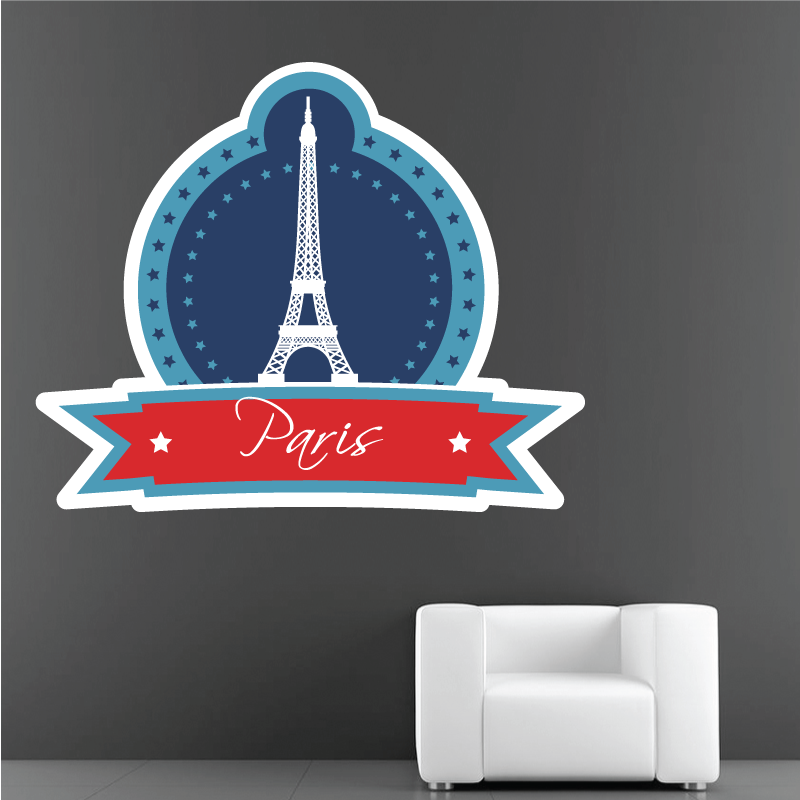 Sticker Mural Logo Paris - 1