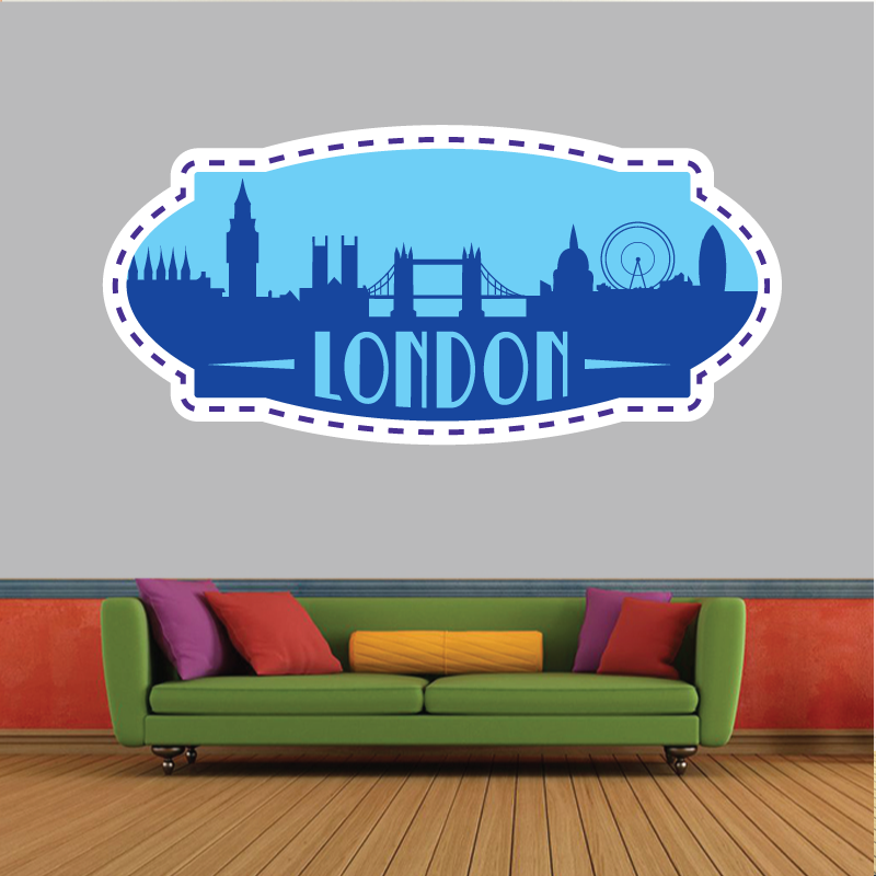 Sticker Mural Logo London - 1