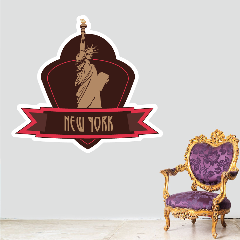 Sticker Mural Logo New York - 1