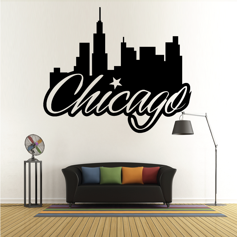 Sticker Mural Chicago - 1