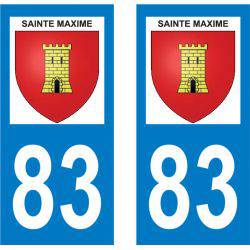 Sticker Plaque Sainte-Maxime 83120