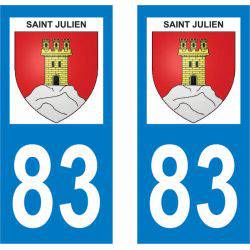 Sticker Plaque Saint-Julien 83560