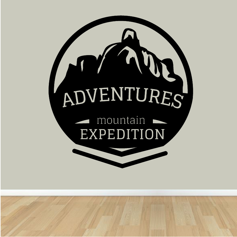 Sticker Mural Mountain Expedition - 1