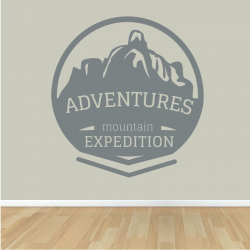 Sticker Mural Mountain Expedition - 4