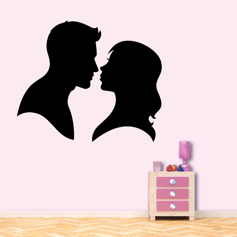 Sticker Mural Couple Amoureux - 1