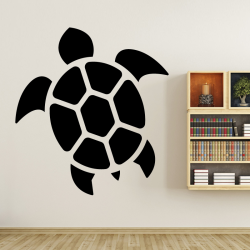 Sticker Logo Tortue Noir