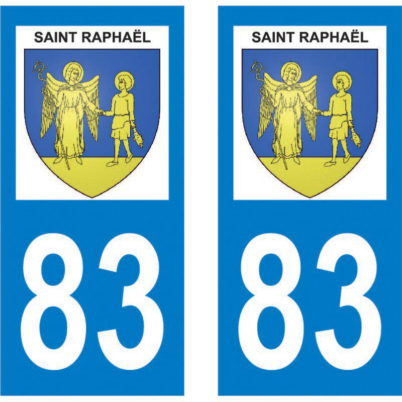 Autocollant Plaque Saint-Raphaël 83700