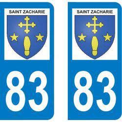 Sticker Plaque Saint-Zacharie 83640