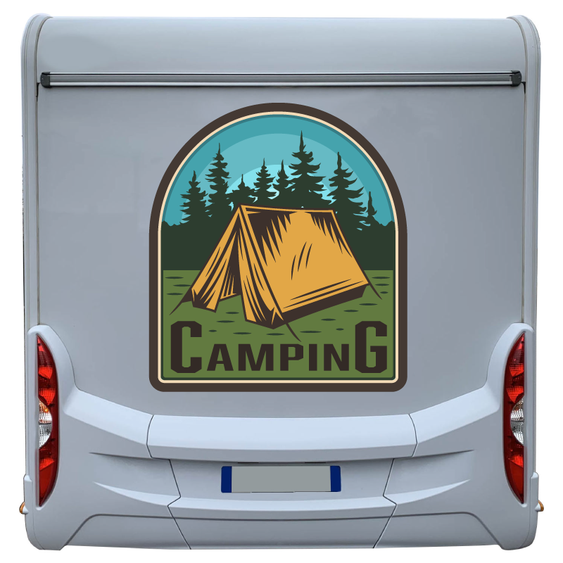 Autocollant camping car Personnalisé