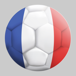 Autocollant Ballon De Foot France