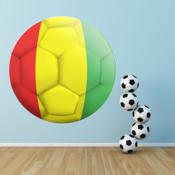 Autocollant Ballon De Foot République Centrafricaine