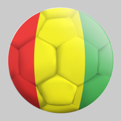 Autocollant Ballon De Foot République Centrafricaine