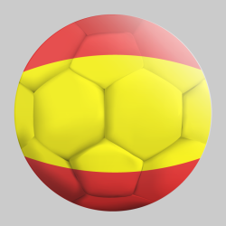 Autocollant Ballon De Foot Espagne