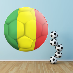 Autocollant Ballon De Foot Mali