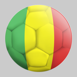 Autocollant Ballon De Foot Mali