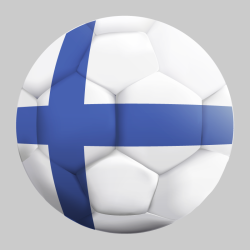 Autocollant Ballon De Foot Finlande