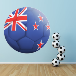 Autocollant Ballon De Foot Nouvelle-Zélande