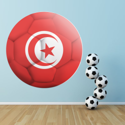 Autocollant Ballon De Foot Tunisie