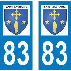 Sticker Plaque Saint-Zacharie 83640