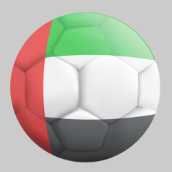 Autocollant Ballon De Foot Émirats arabes unis