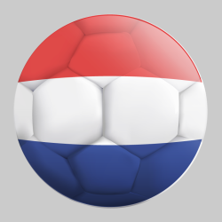 Autocollant Ballon De Foot Paraguay