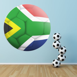 Autocollant Ballon De Foot Afrique du Sud