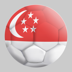 Autocollant Ballon De Foot Singapour