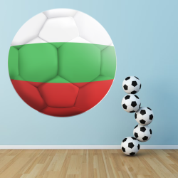 Autocollant Ballon De Foot Bulgarie