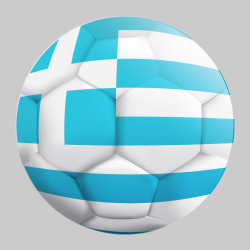 Autocollant Ballon De Foot Grèce