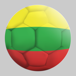 Autocollant Ballon De Foot lituanie