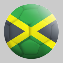 Autocollant Ballon De Foot Jamaïque