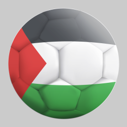 Autocollant Ballon De Foot palestine