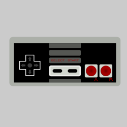 Sticker 8 bit Manette NES