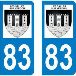 Sticker Plaque Les Salles-sur-Verdon 83630