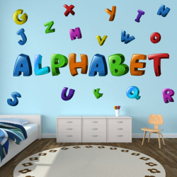 Autocollant Alphabet